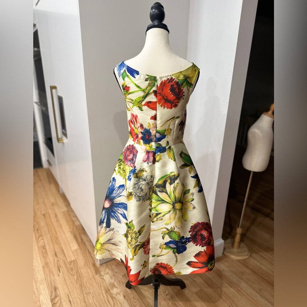 ASOS Floral Dress with Full Midi Skirt - Picture 2 of 4